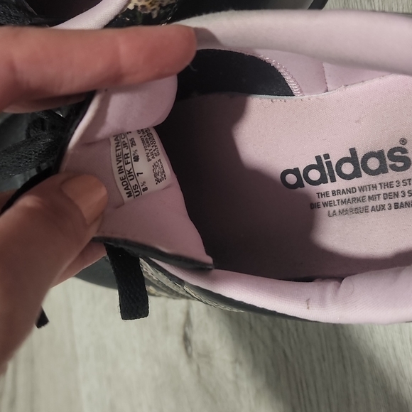 Adidas Black Samoa Floral Sneakers - Picture 7 of 10